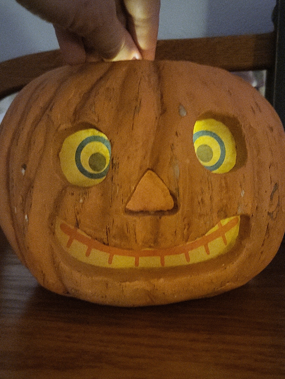 Plaster Pumpkin - Picture 2 of 4